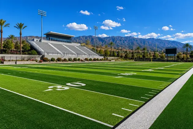 Professional sports turf installation at an athletic complex in the Inland Empire