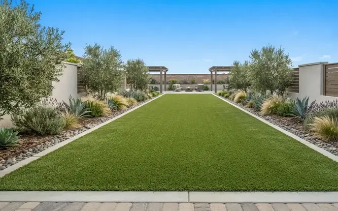 Pet turf dog run installation in Ontario California